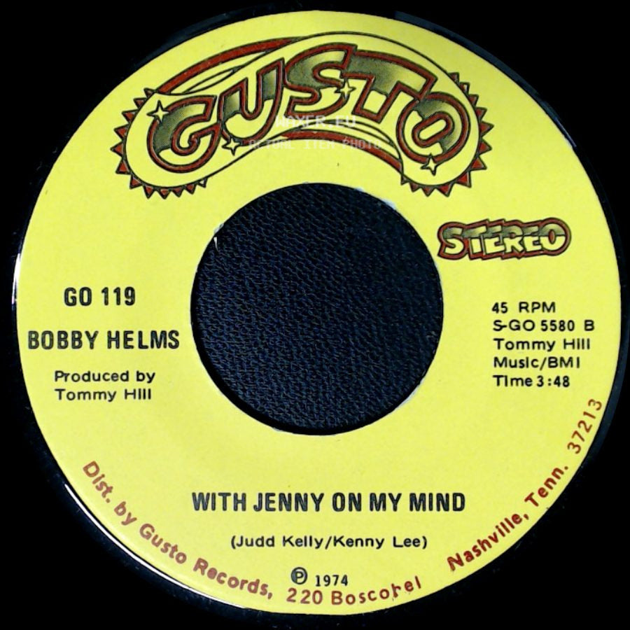 Bobby Helms - Work Things Out With Annie / With Jenny On My Mind side B