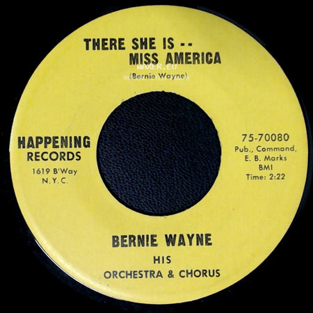 Bernie Wayne - Port Au Prince / There She Is -- Miss America side B