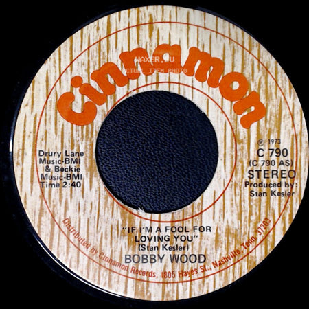Bobby Wood - Secret Love Affair / If I'm A Fool For Loving You side B