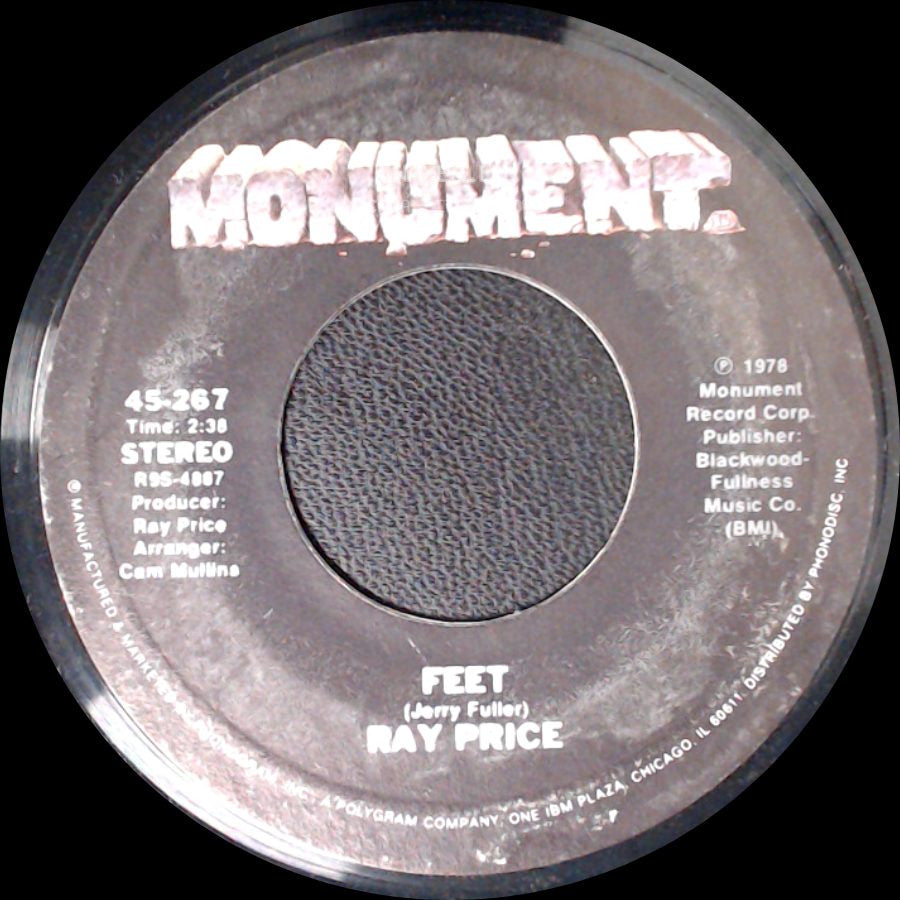 Ray Price - Let's Make A Nice Memory (Today) / Feet side B