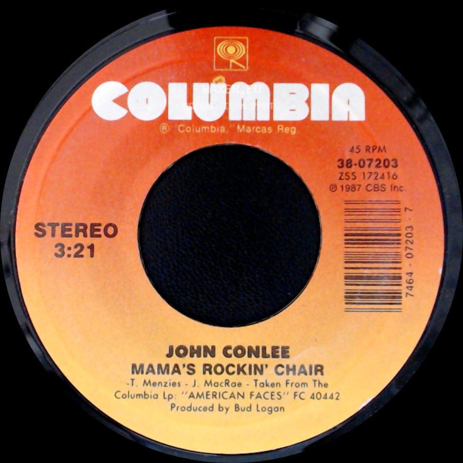 John Conlee - Mama's Rockin' Chair / Faded Brown Eyes side A