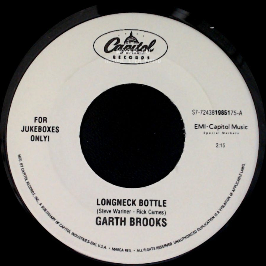 Garth Brooks - Rollin' / Longneck Bottle side B
