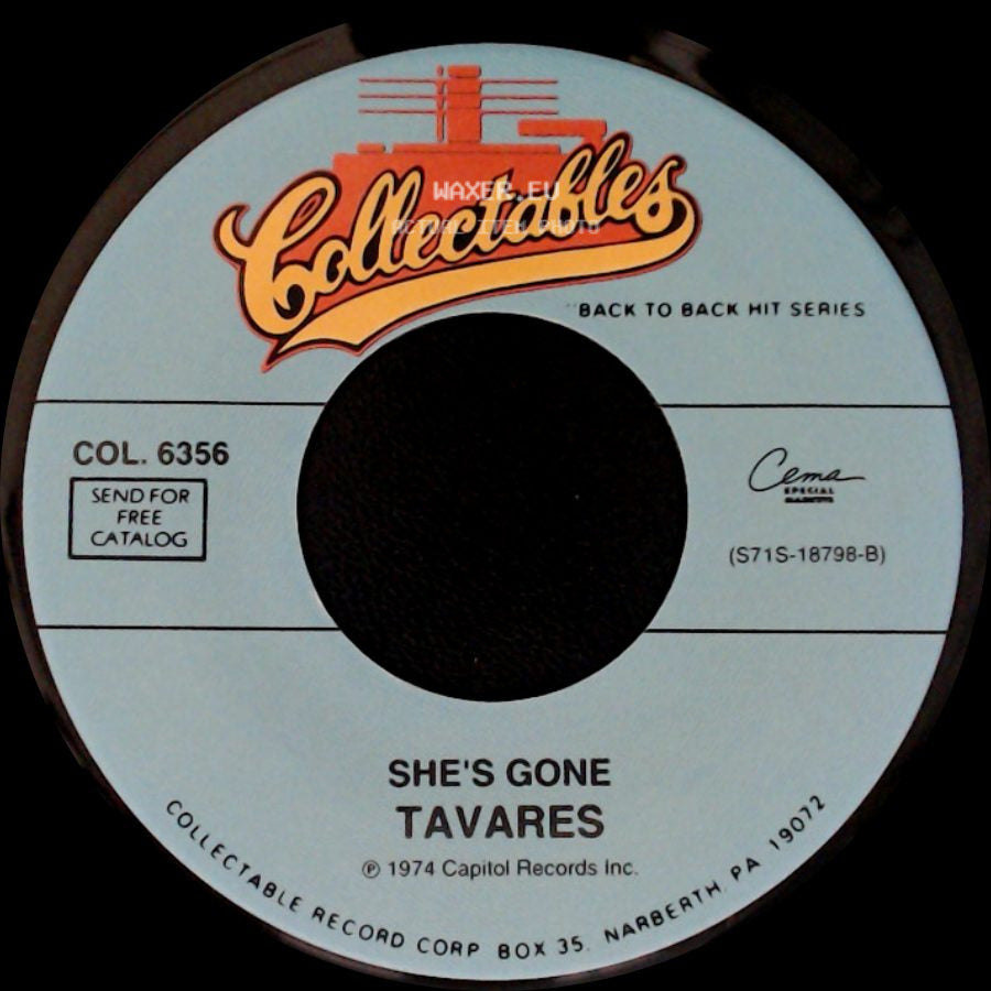 Tavares - Check It Out / She's Gone side B