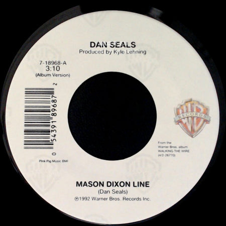 Dan Seals - Mason Dixon Line / Be My Angel side A