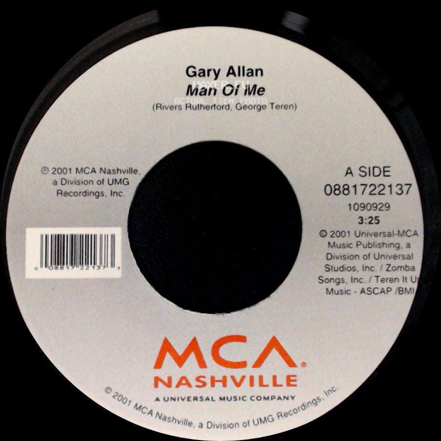 Gary Allan - Man Of Me / Sorry side A
