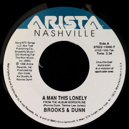 Brooks & Dunn - A Man This Lonely / One Heartache At A Time side A