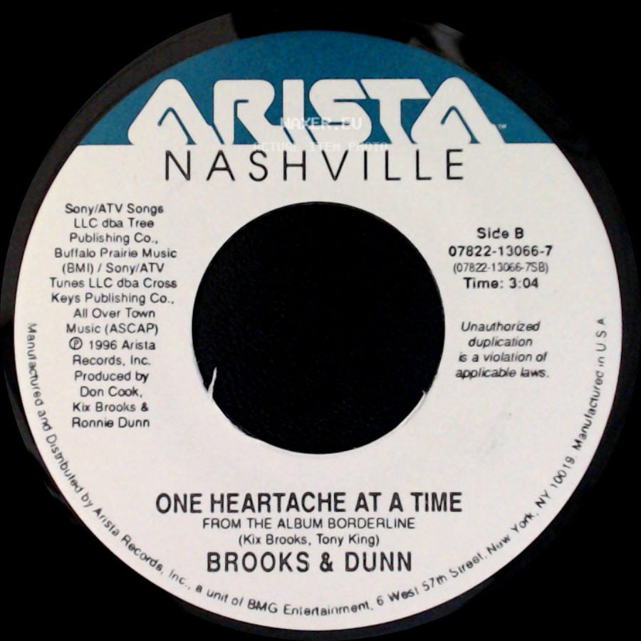 Brooks & Dunn - A Man This Lonely / One Heartache At A Time side B