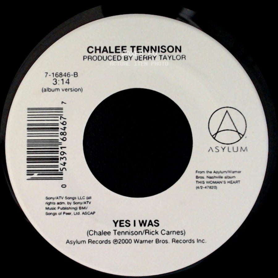Chalee Tennison - Makin' Up With You / Yes I Was side B