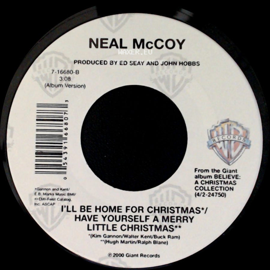 Neal Mccoy - The Luckiest Man In The World / I'll Be Home For Christmas / Have Yourself A Merry Little Christmas side B