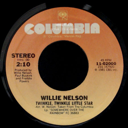 Willie Nelson - Twinkle, Twinkle Little Star / Mona Lisa side A