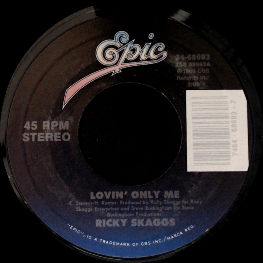 Ricky Skaggs - Lovin' Only Me / Home Is Wherever You Are (Duet With Sharon White) side A