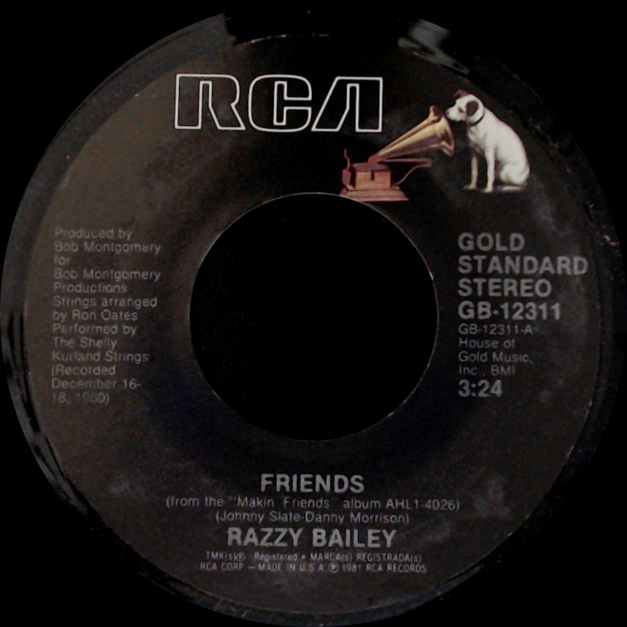 Razzy Bailey - Loving Up A Storm / Friends side B
