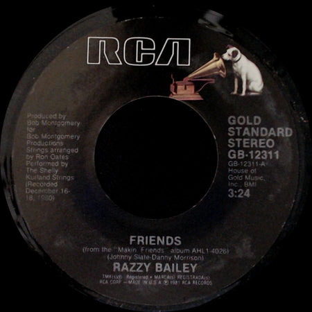 Razzy Bailey - Loving Up A Storm / Friends side B
