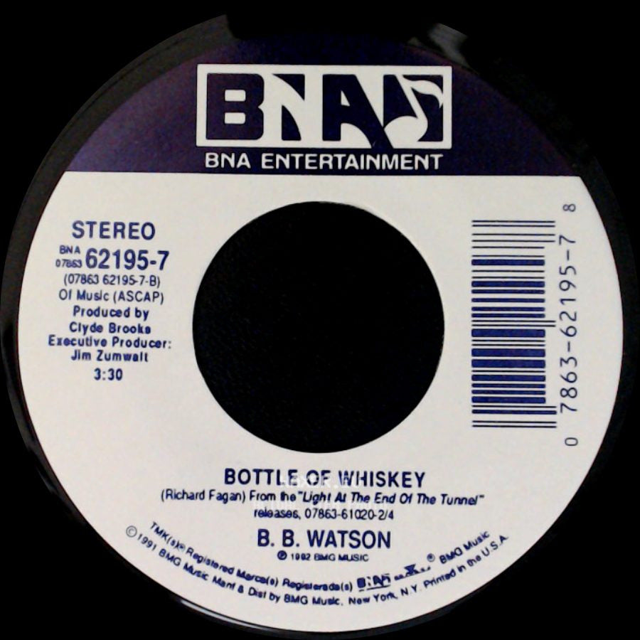 B. B. Watson - Lover Not A Fighter / Bottle Of Whiskey side B