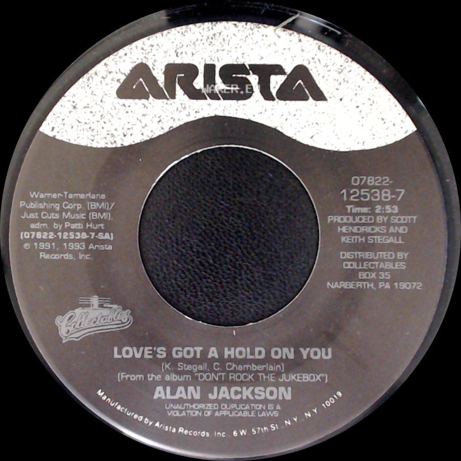 Alan Jackson - Love's Got A Hold On You / Someday side A
