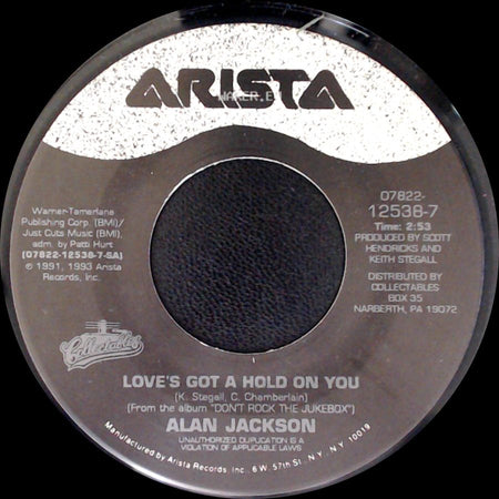 Alan Jackson - Love's Got A Hold On You / Someday side A