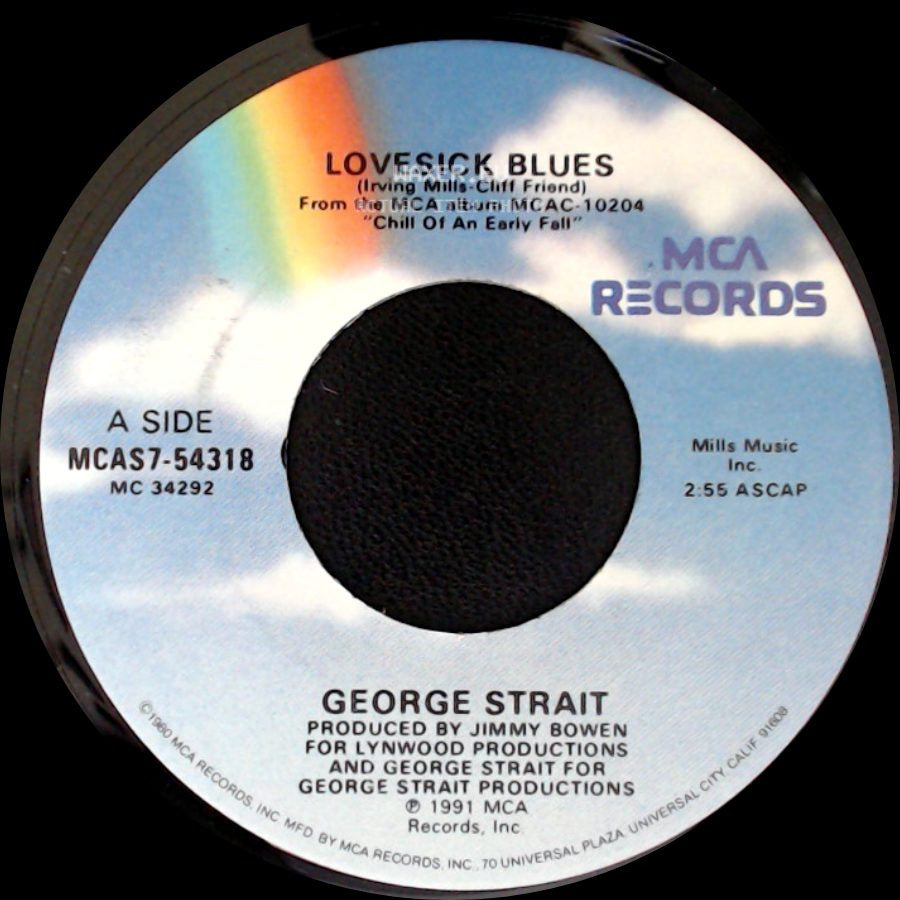 George Strait - Lovesick Blues / Is It Already Time side A