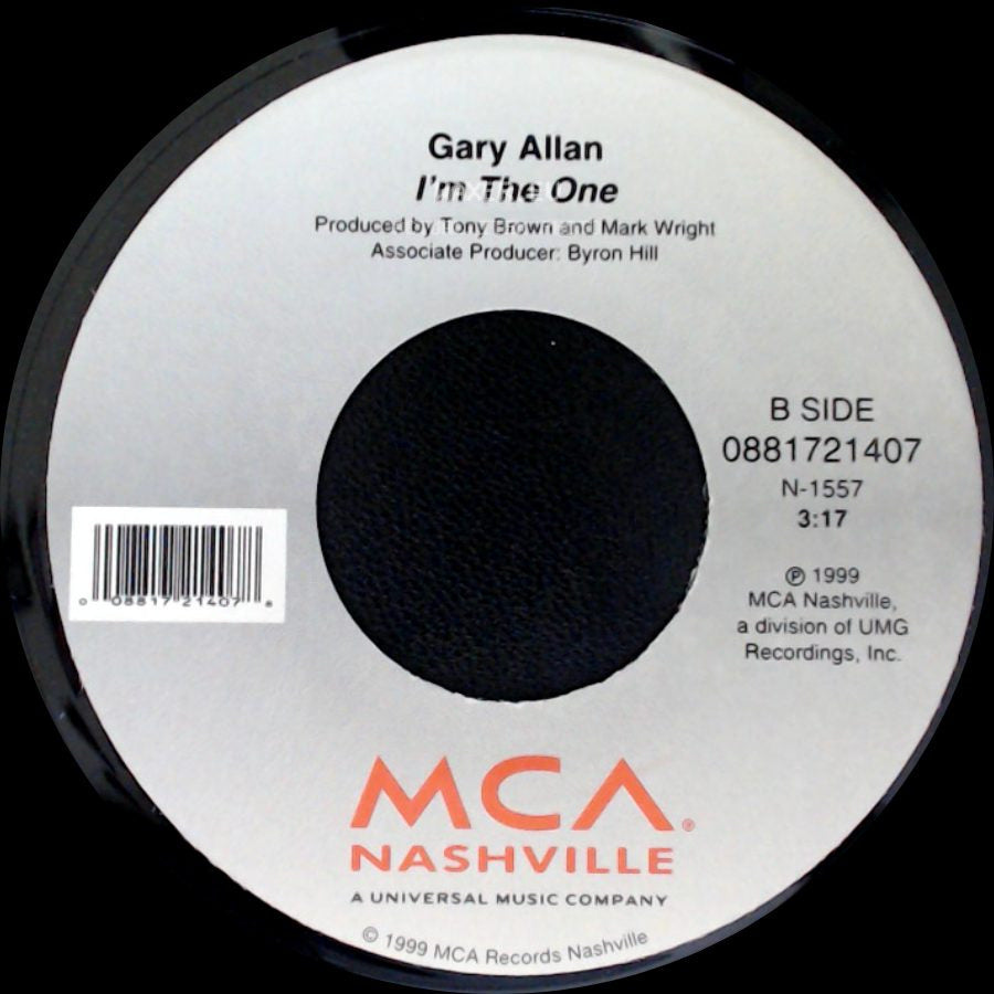 Gary Allan - Lovin' You Against My Will / I'm The One side B