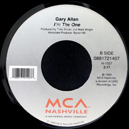 Gary Allan - Lovin' You Against My Will / I'm The One side B