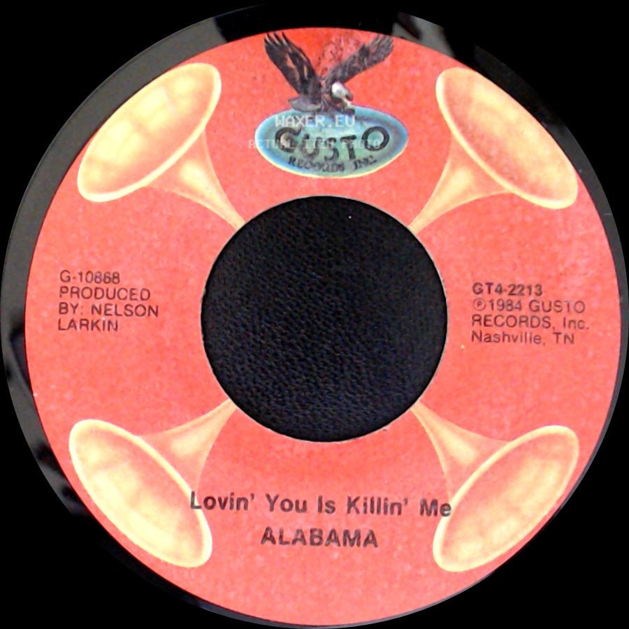 Alabama - Lovin' You Is Killin' Me / I Wanna Be With You Tonight side A
