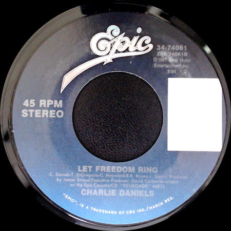 Charlie Daniels - Little Folks / Let Freedom Ring side B
