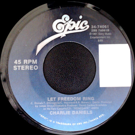 Charlie Daniels - Little Folks / Let Freedom Ring side B