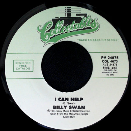Billy Swan - I'm Her Fool / I Can Help side B