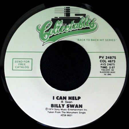 Billy Swan - I'm Her Fool / I Can Help side B