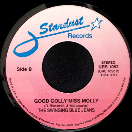 The Swinging Blue Jeans - Hippy Hippy Shake / Good Golly Miss Molly side B