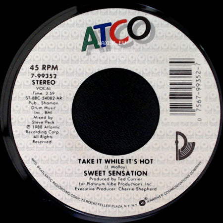 Sweet Sensation - Cógelo Mientras Está Caliente / Take It While It's Hot side B