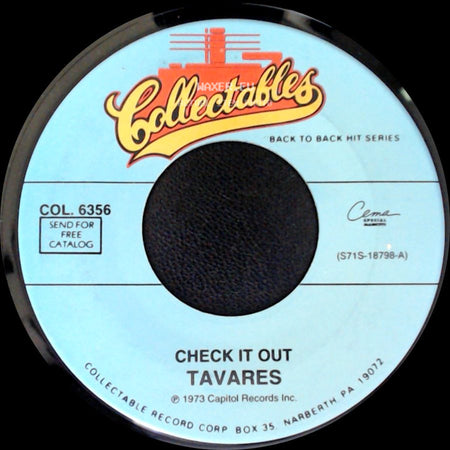 Tavares - Check It Out / She's Gone side A