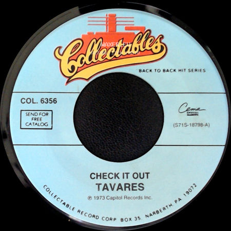 Tavares - She's Gone / Check It Out side B