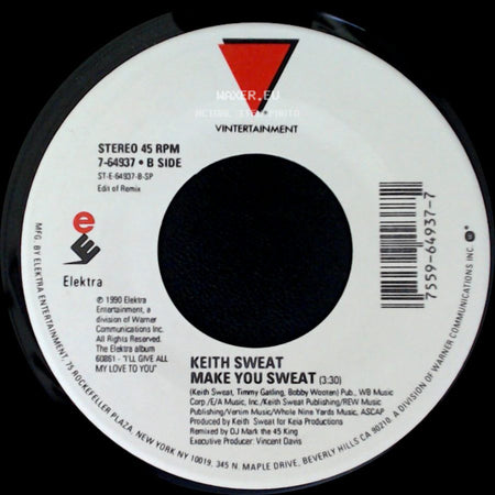 Keith Sweat - Merry Go Round / Make You Sweat side B