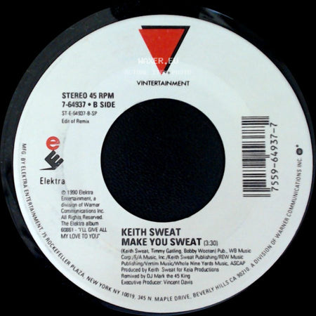Keith Sweat - Merry Go Round / Make You Sweat side B