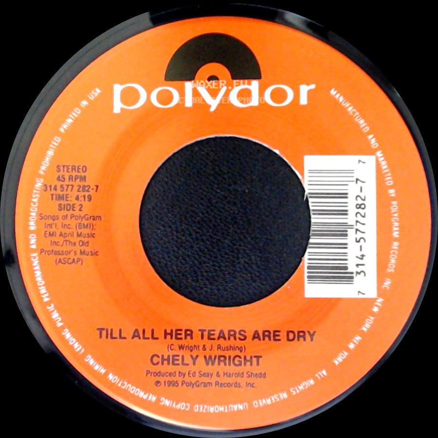 Chely Wright - Listenin' To The Radio / Till All Her Tears Are Dry side B