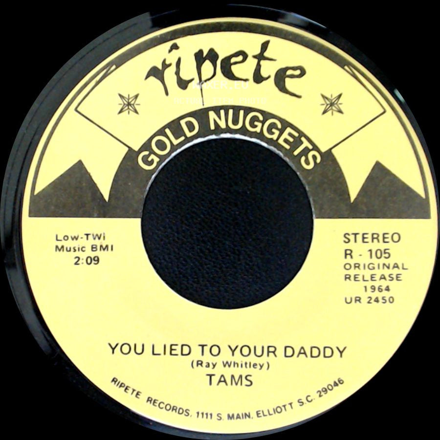 Tams - Laugh It Off / You Lied To Your Daddy side B