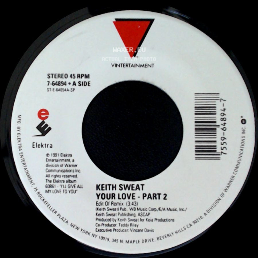 Keith Sweat - Your Love - Part 2 / Tell Me It's Me You Want side A