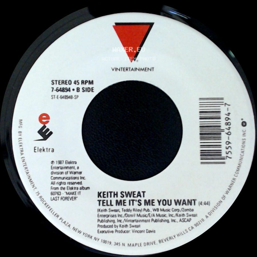 Keith Sweat - Your Love - Part 2 / Tell Me It's Me You Want side B