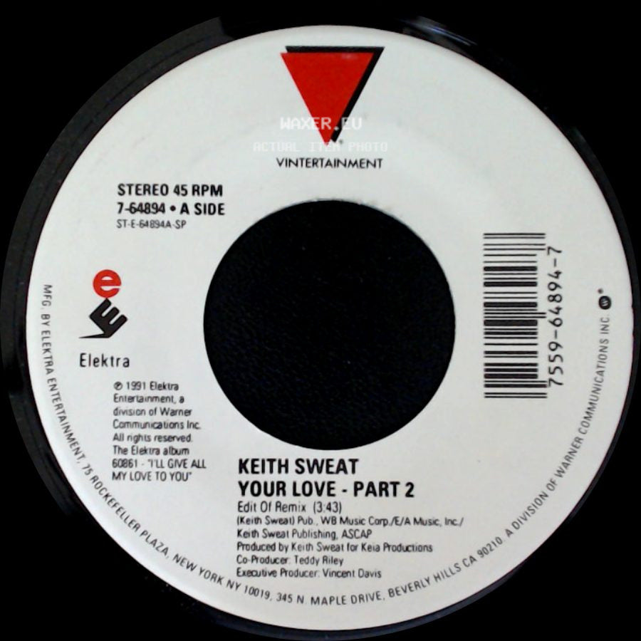 Keith Sweat - Your Love - Part 2 / Tell Me It's Me You Want side A