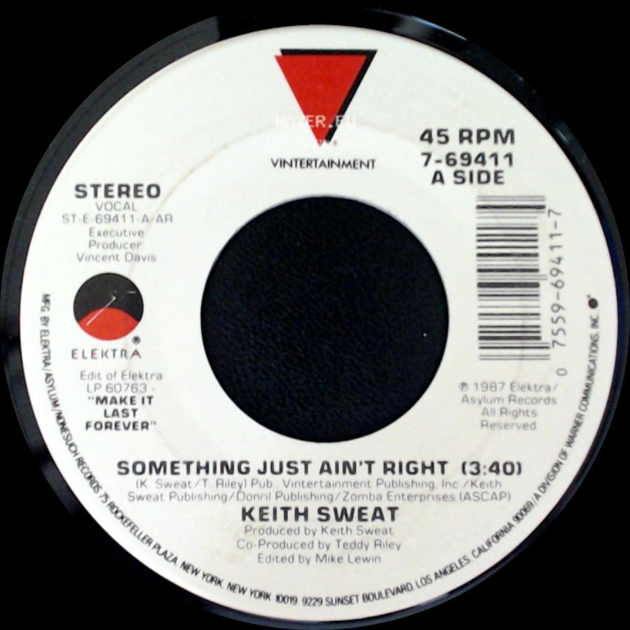 Keith Sweat - Something Just Ain't Right / Something Just Ain't Right side A