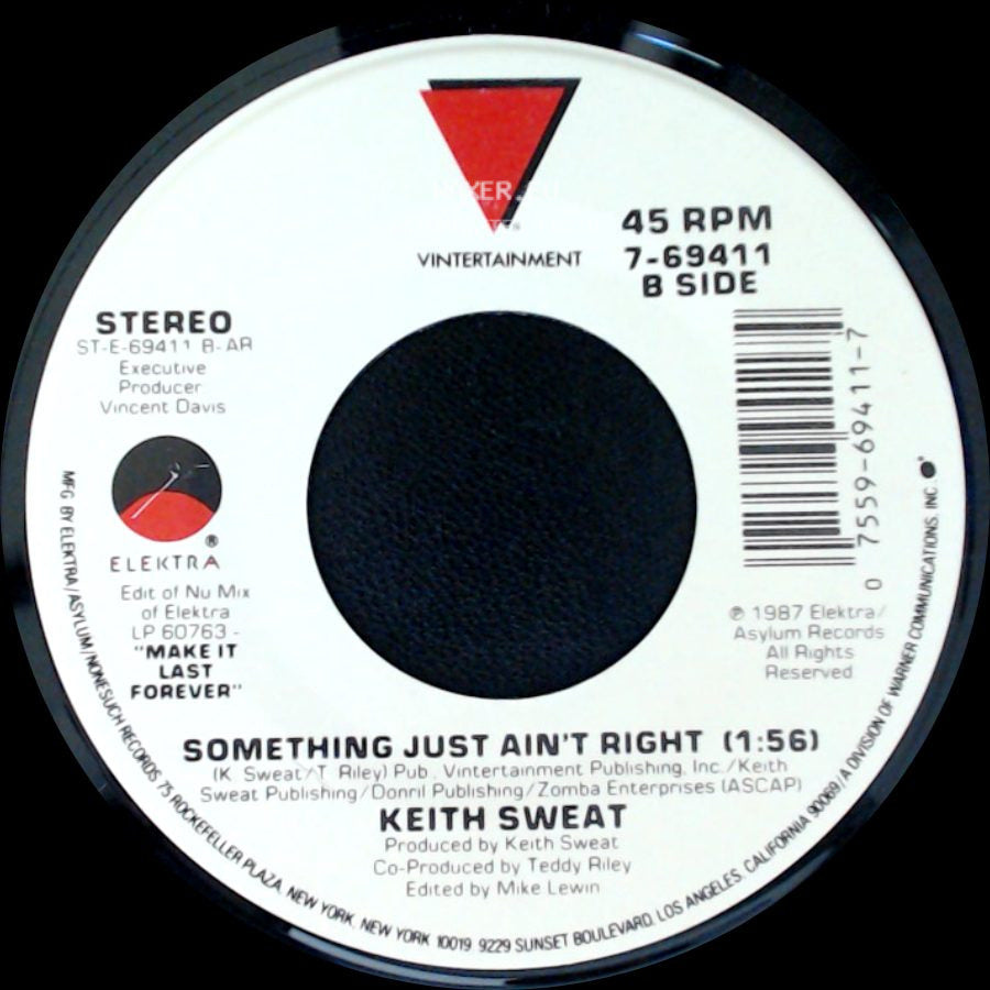 Keith Sweat - Something Just Ain't Right / Something Just Ain't Right side B