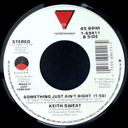 Keith Sweat - Something Just Ain't Right / Something Just Ain't Right side B
