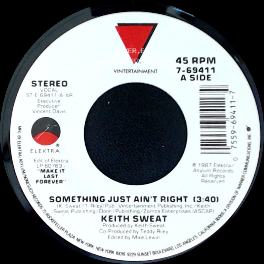 Keith Sweat - Something Just Ain't Right / Something Just Ain't Right side A