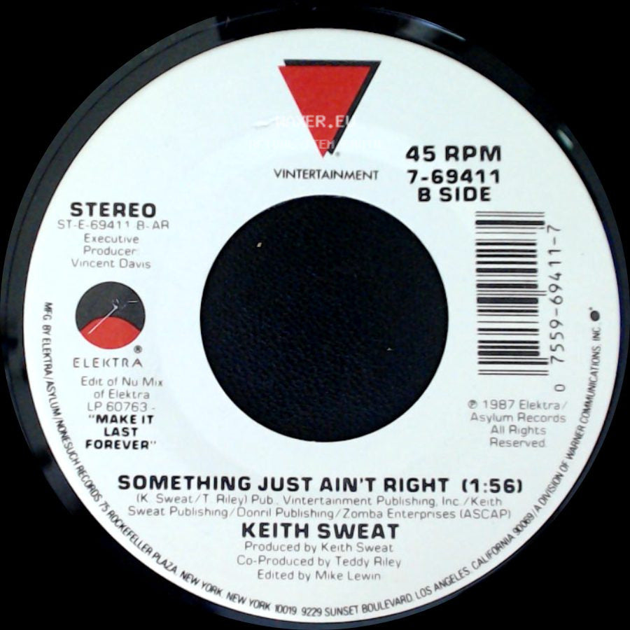 Keith Sweat - Something Just Ain't Right / Something Just Ain't Right side B