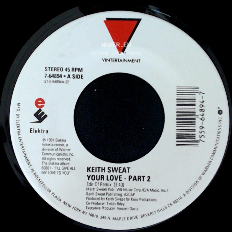 Keith Sweat - Your Love - Part 2 / Tell Me It's Me You Want side A