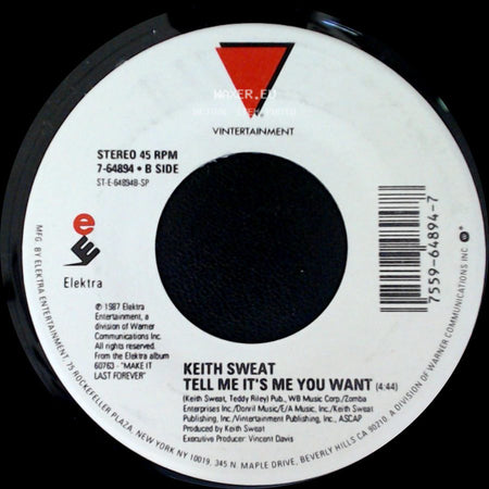 Keith Sweat - Your Love - Part 2 / Tell Me It's Me You Want side B