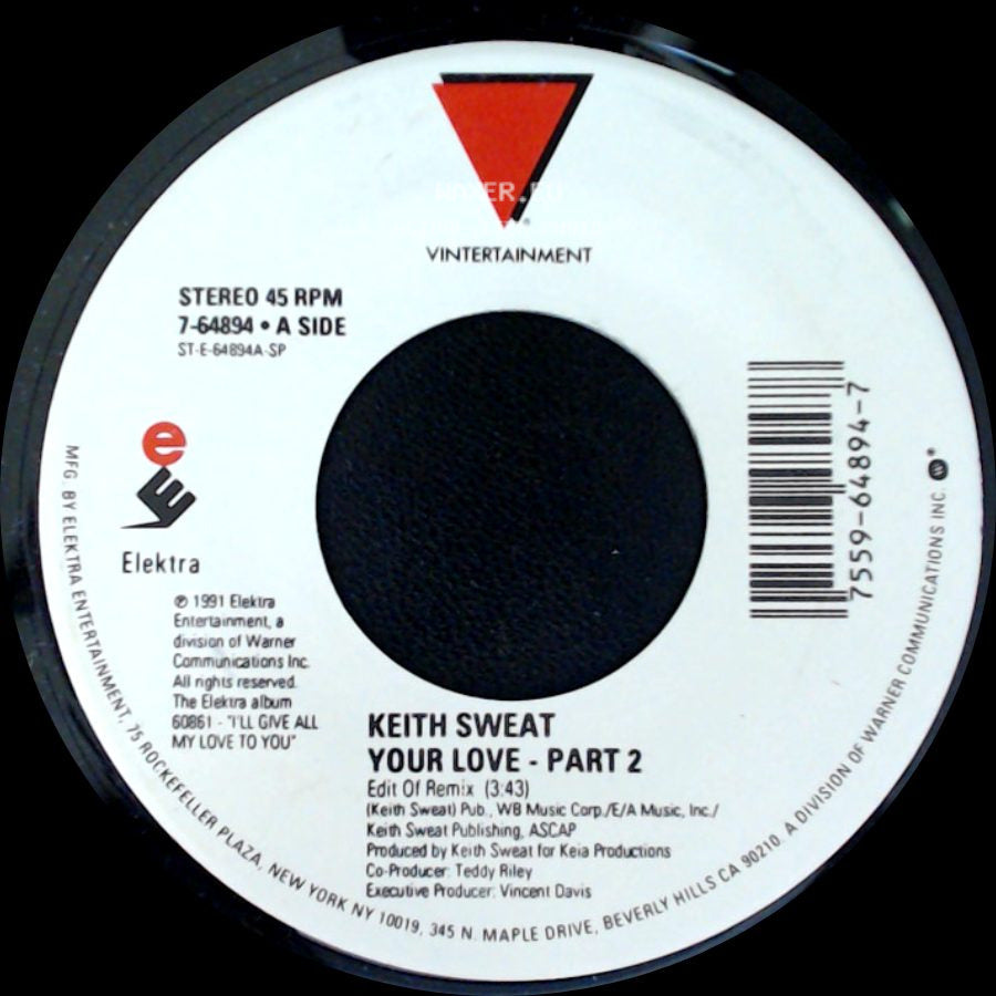 Keith Sweat - Your Love - Part 2 / Tell Me It's Me You Want side A
