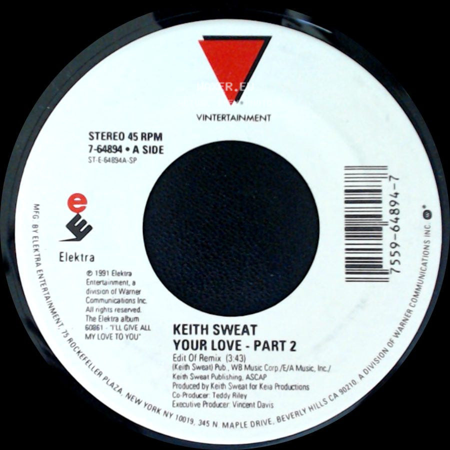 Keith Sweat - Your Love - Part 2 / Tell Me It's Me You Want side A