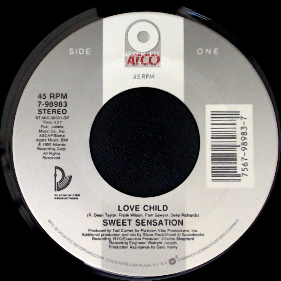 Sweet Sensation - Love Child / Child Of Love (Rock The House) side A