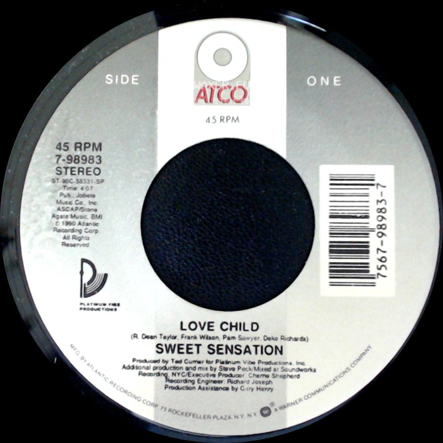 Sweet Sensation - Love Child / Child Of Love (Rock The House) side A